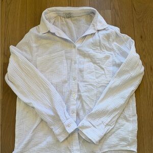 Z Supply White Button Down Shirt